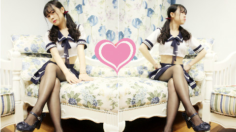 【薄荷小小】VeryVeryVery新春快乐!(水手服/双马尾/短裙/黑丝)